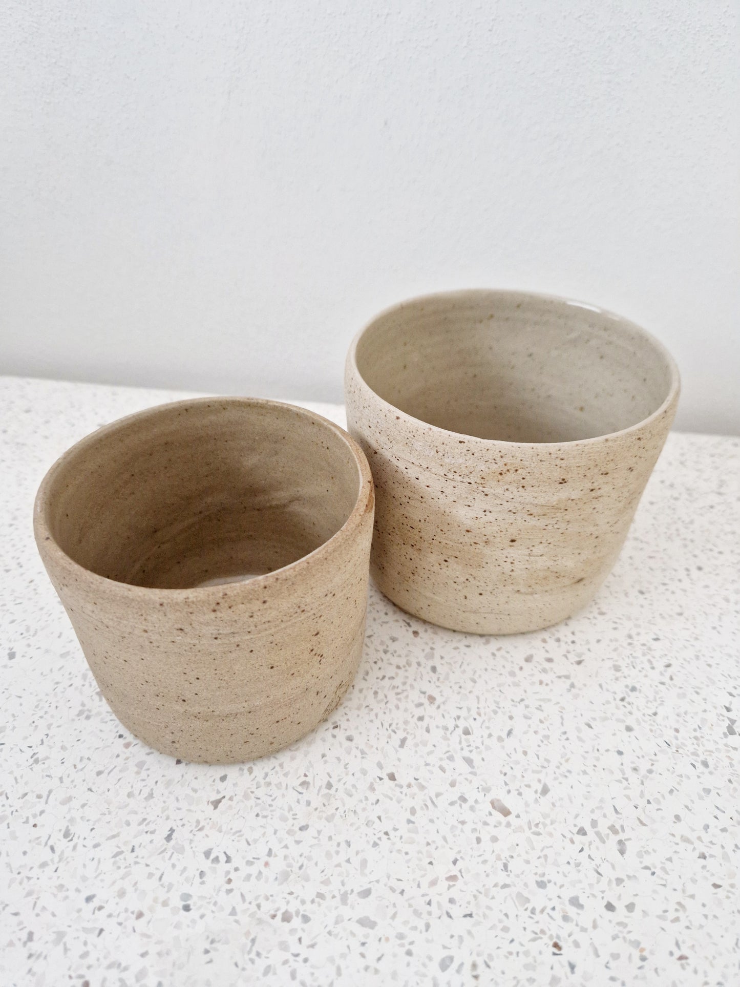 Bloempot medium - Marble