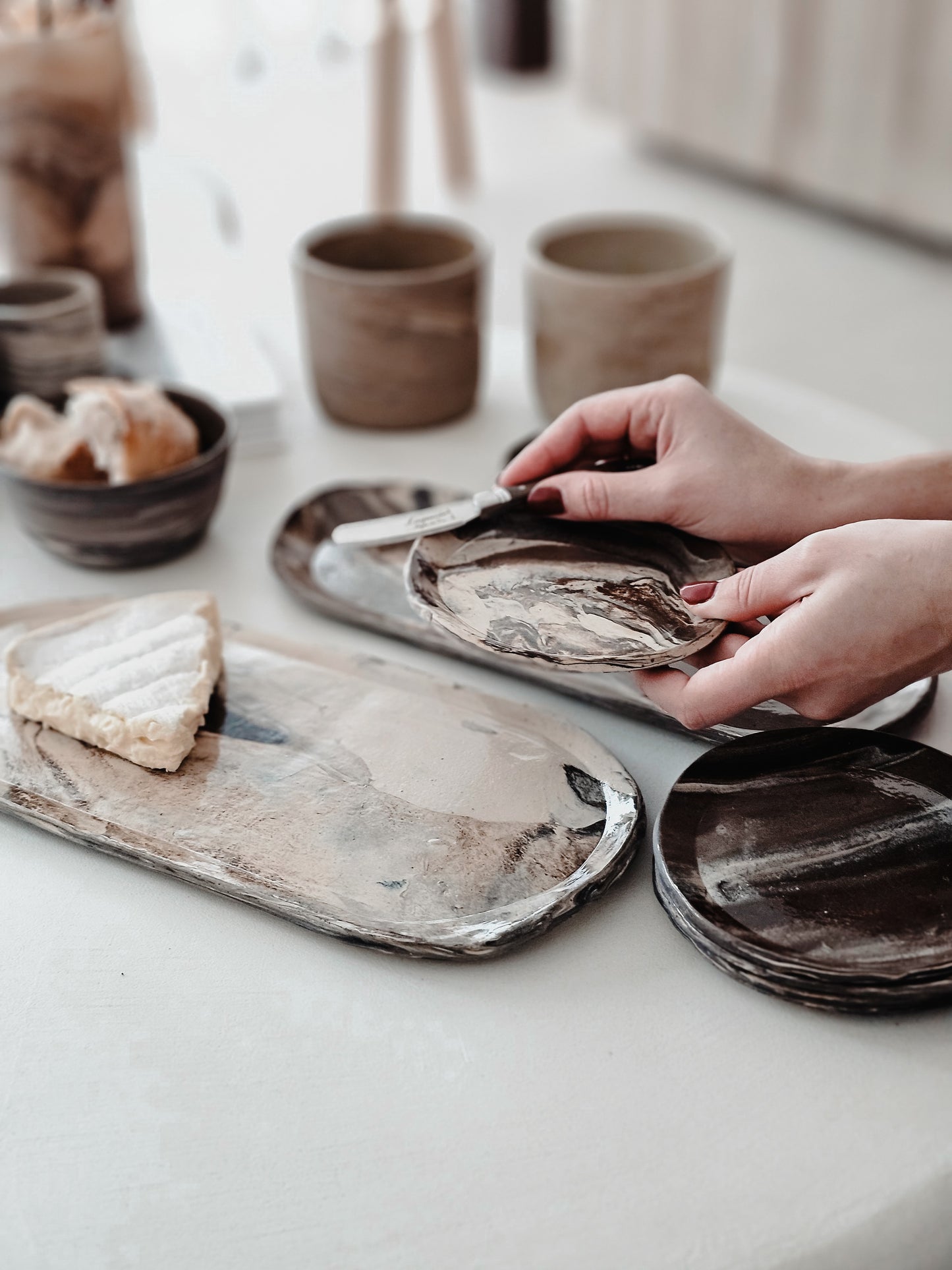 Plate L - Marble