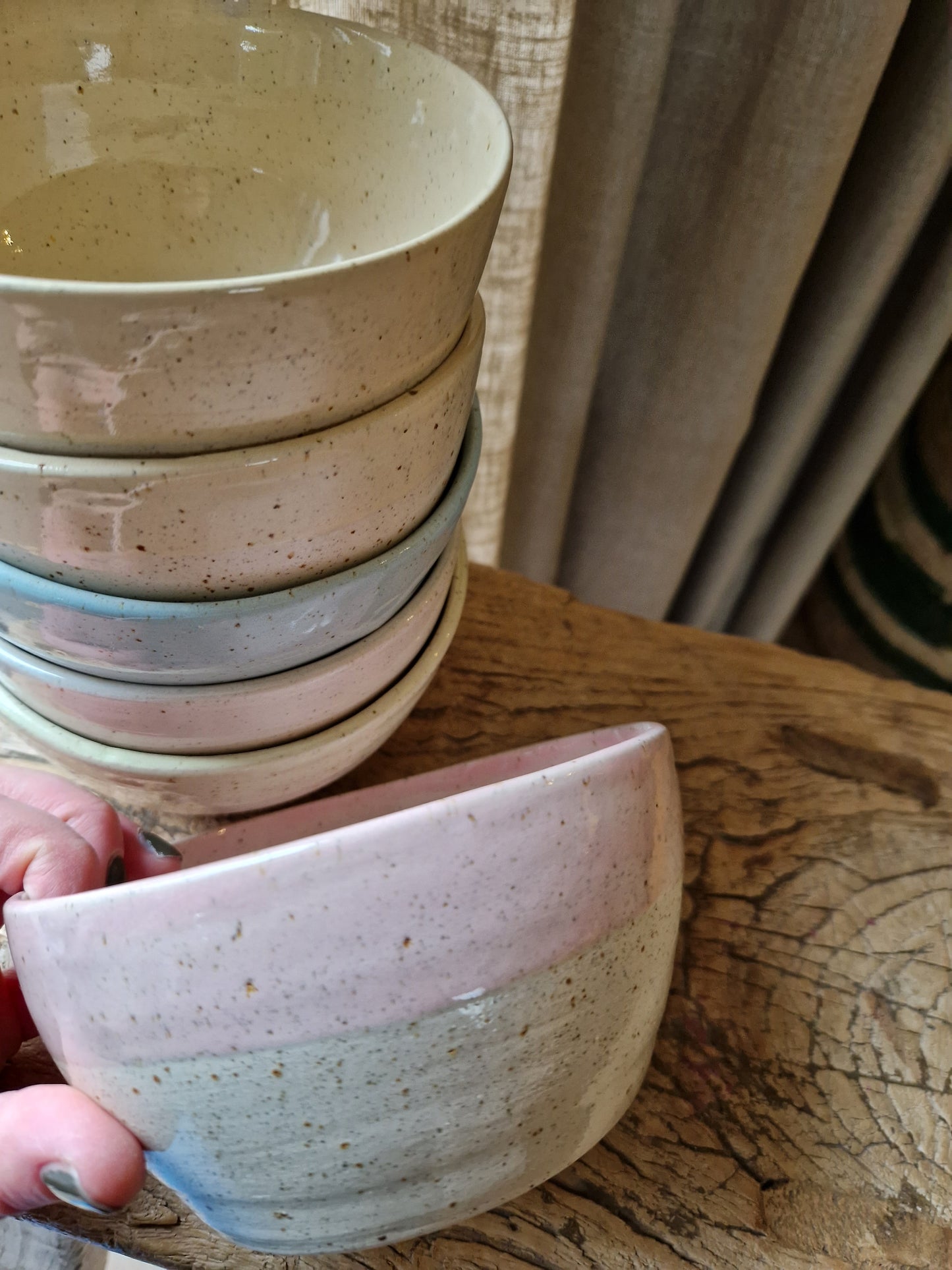 Bowl set van 6 - Pastel