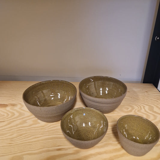 Set van 4 - Stone yellow