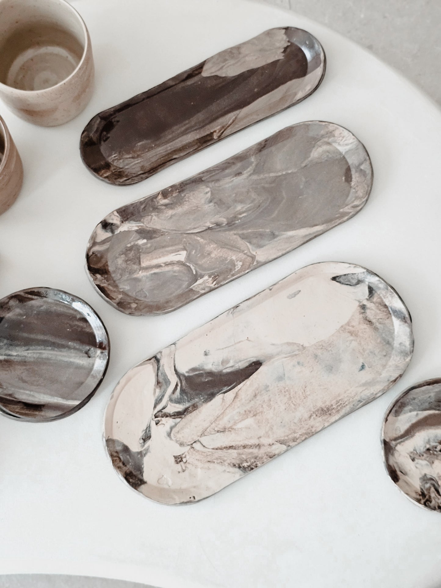 Plate M - Marble
