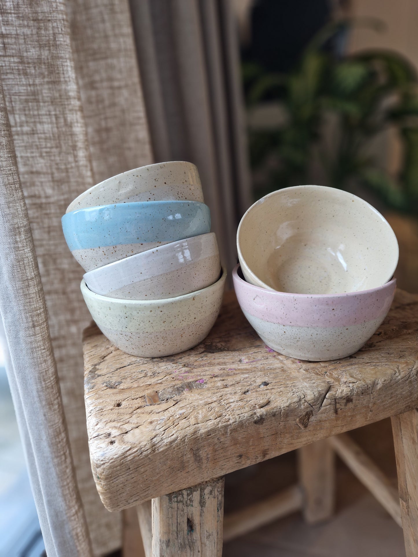 Bowl set van 6 - Pastel
